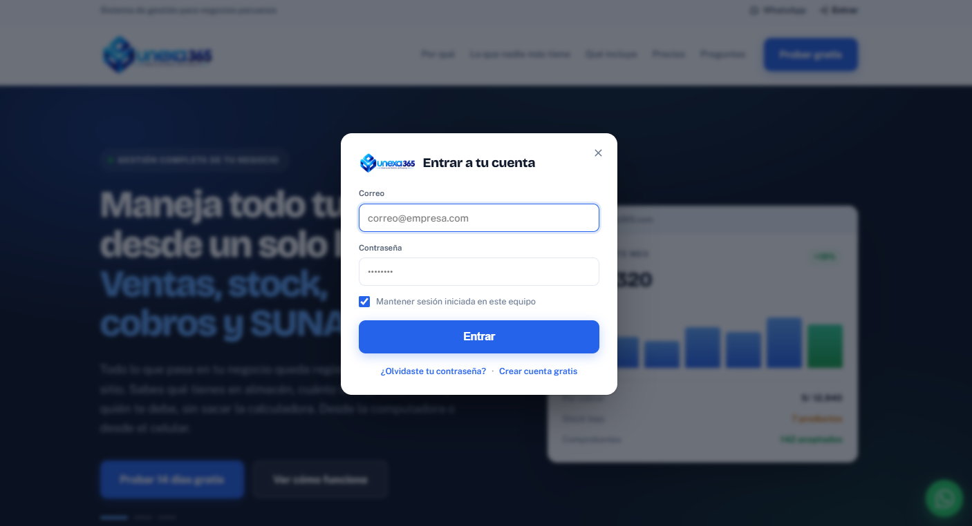 Unexa 365 — Desarrollo Propio