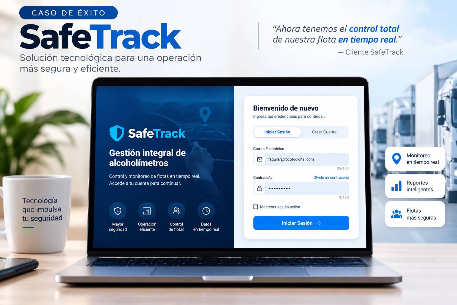 Safetrack - Gestion integral de alcoholimetros — SafeTrack